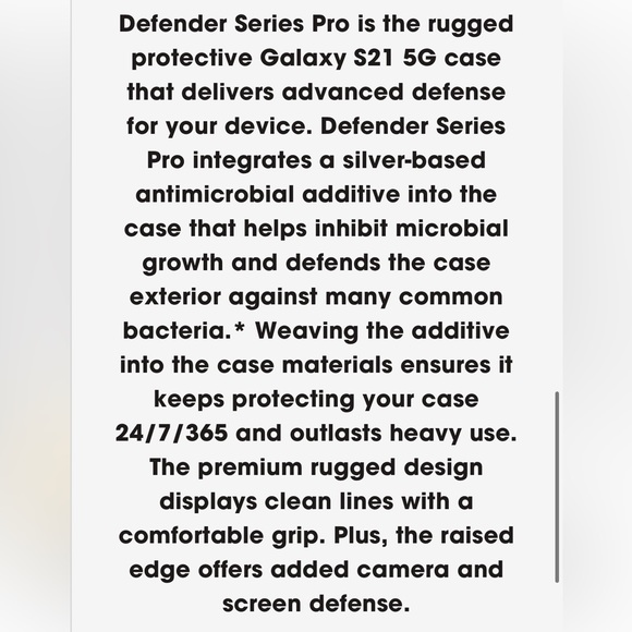 NWT Otter box Samsung Galaxy S21 FE 5G CASE and GLASS Protector - Picture 6 of 7